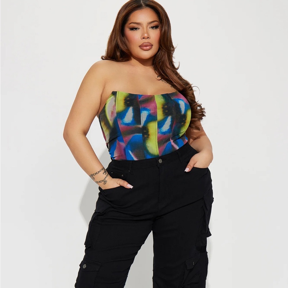 Taking risk bodysuit corset